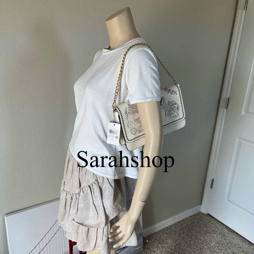 ♠️Kate Spade Madison Perforated Willow Convertible Crossbody - Picture 11 of 16
